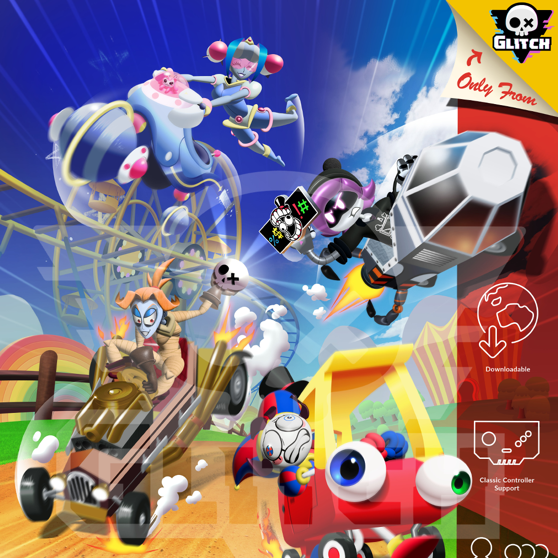 Glitch Karts Poster